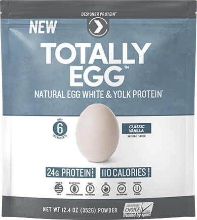 DESIGNER WHEY: Totally Egg Protein Classic Vanilla 12.4 oz