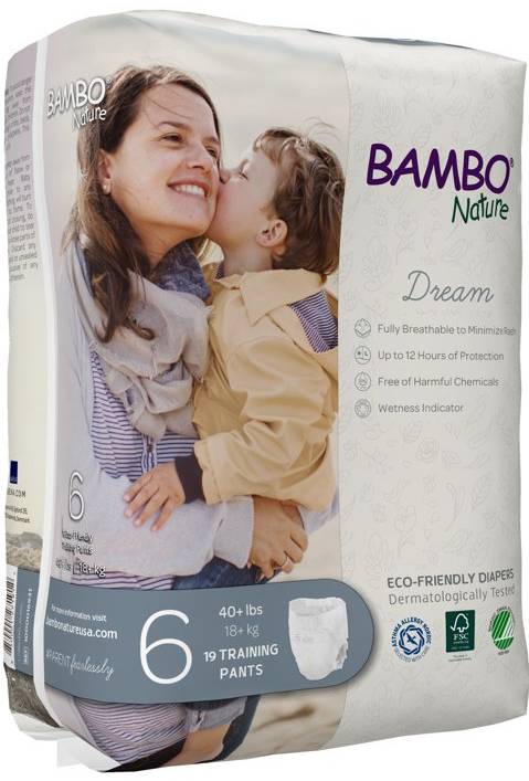 BAMBO NATURE: Dream Training Pants Size 6 19 CT