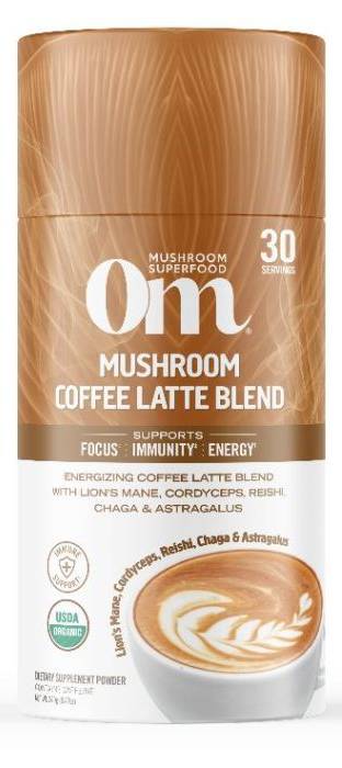 OM MUSHROOM: Mushroom Coffee Latte 240 GM