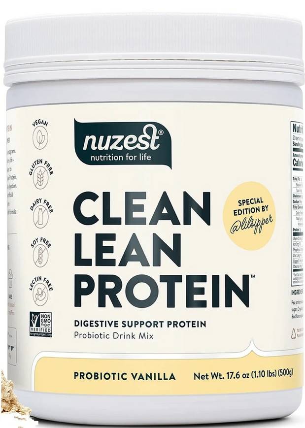 NUZEST: Clean Lean Protein Probiotic Vanilla 17.6 OUNCE