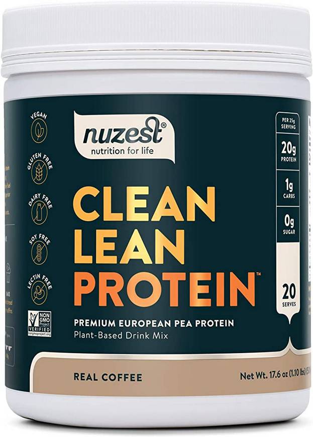 NUZEST: Clean Lean Protein Real Coffee 17.6 OUNCE