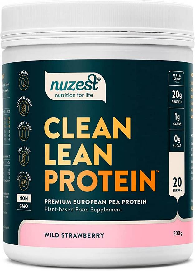 NUZEST: Clean Lean Protein Wild Strawberry 17.6 OUNCE