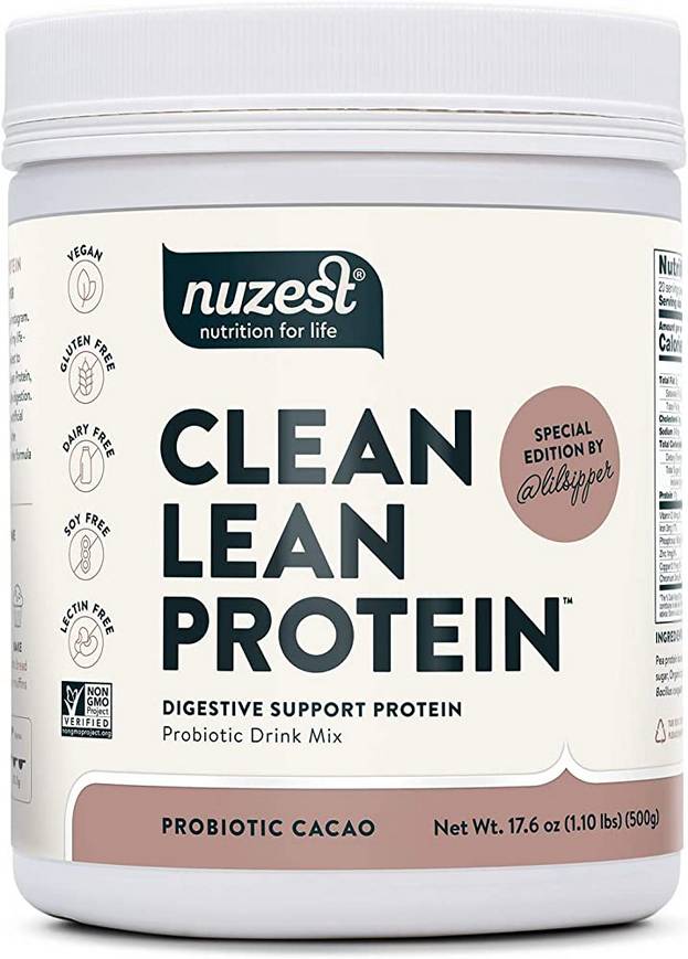 NUZEST: Clean Lean Protein Probiotic Cacao 17.6 OUNCE