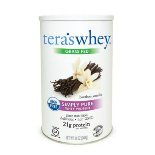 TERA'S WHEY: Cow Whey rBGH Free Bourbon Vanilla 12 oz