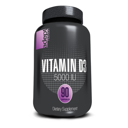 Buy VITAMIN D3 5000 IU 90/CAPSULES from Adept Nutrition and Save Big at