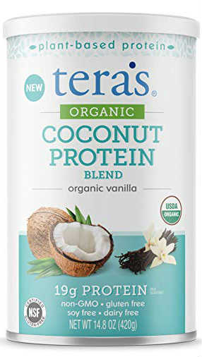 TERA'S WHEY: Organic Coconut Protein Vanilla 12 ounce