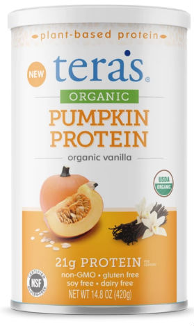 TERA'S WHEY: Organic Pumpkin Protein Vanilla 12 ounce