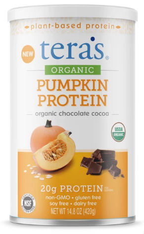 TERA'S WHEY: Organic Pumpkin Protein Chocolate 12 ounce