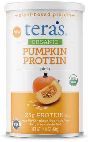 TERA'S WHEY: Organic Pumpkin Protein Plain 12 ounce