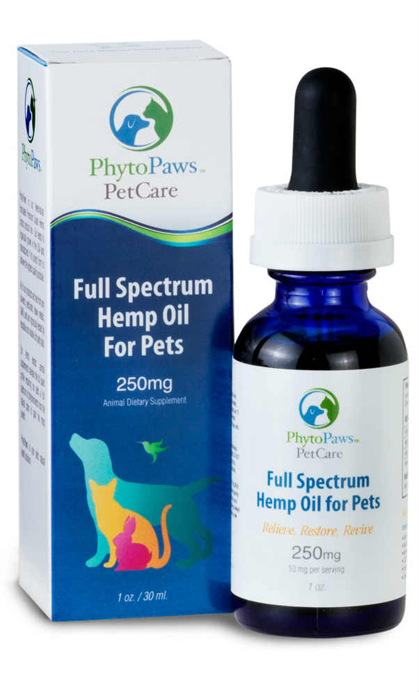 250 mg PET Hemp Tincture 30 ml from PHYTOPAWS