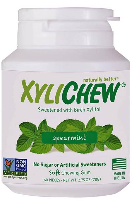 Xylichew: Xylichew Spearmint Gum Jar 60 pc