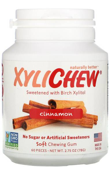 Xylichew: Xylichew Cinnamon Gum Jar 60 pc