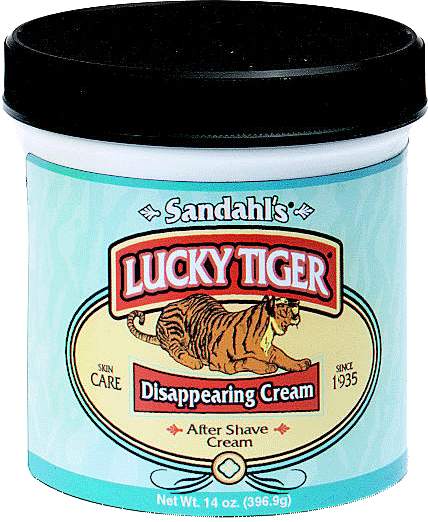 LUCKY TIGER: Barber Shop Disappearing Menthol Cream 12 oz