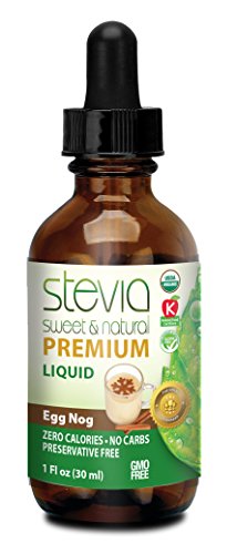 ANUMED INTERNATIONAL: Egg Nog Stevia Liquid 1 OZ