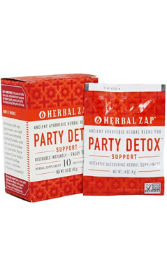 HERBAL ZAP: Herbal Zap Party Detox Support 10 pkt