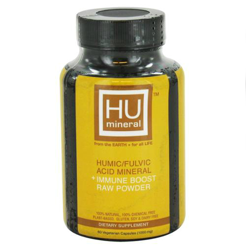 Humic/Fulvic Acid Mineral Immune Booster Raw Powder, 60 cap vegi