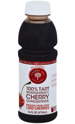 Cherry Bay Orchards: 100% Tart Cherry Concentrate 16 oz