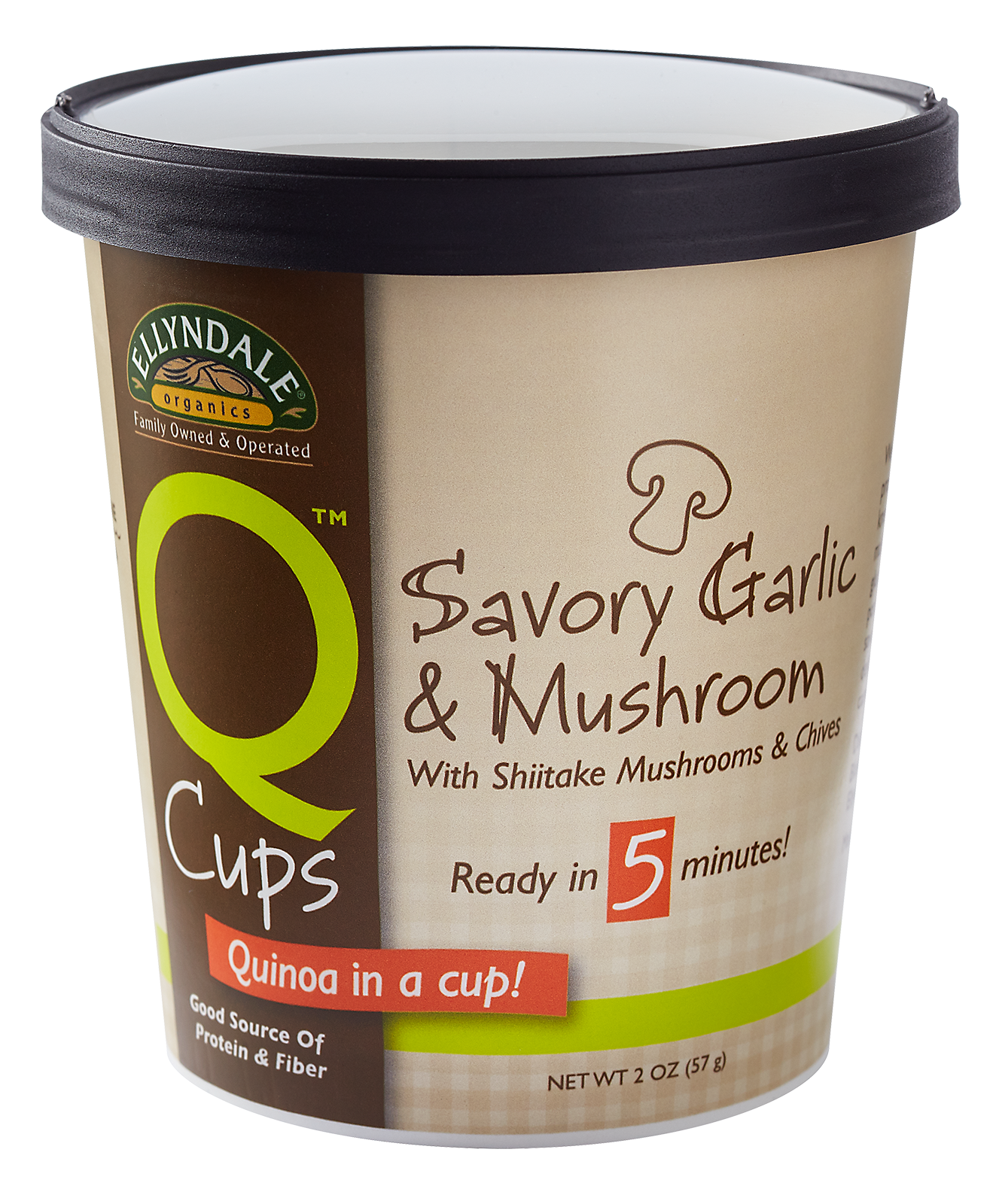 NOW: Q Cups Savory Garlic & Mushroom 12 / case