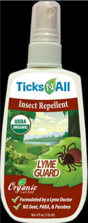 TICKS-N-ALL: Insect Repellent Lyme Guard 4 oz