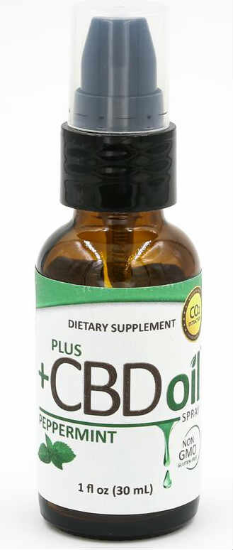 PLUSCBD OIL: CBD Drops Peppermint 200 mg 2 OZ