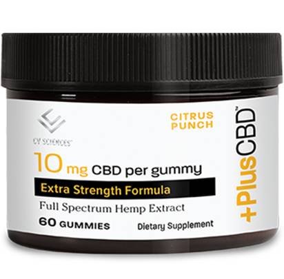 CBD Gold Gummies 10 mg Citrus Punch, 60 ct