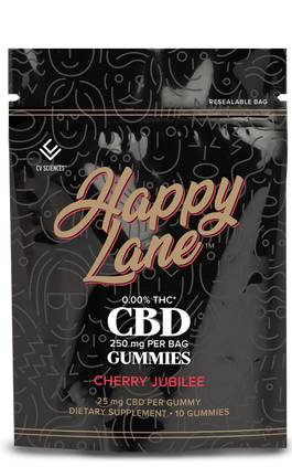 Happy Lane CBD Gummies 25mg 0.00% THC, 10ct