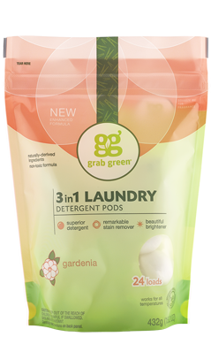 Grab Green: Gardenia Laundry Pods 24 ld
