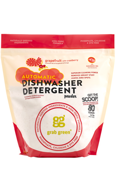 Grapefruit Dishwasher Powder 80 ld from Grab Green