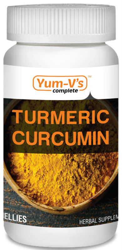 YUM-V'S COMPLETE: Turmeric Curcumin Orange Creme bites 60 chewable