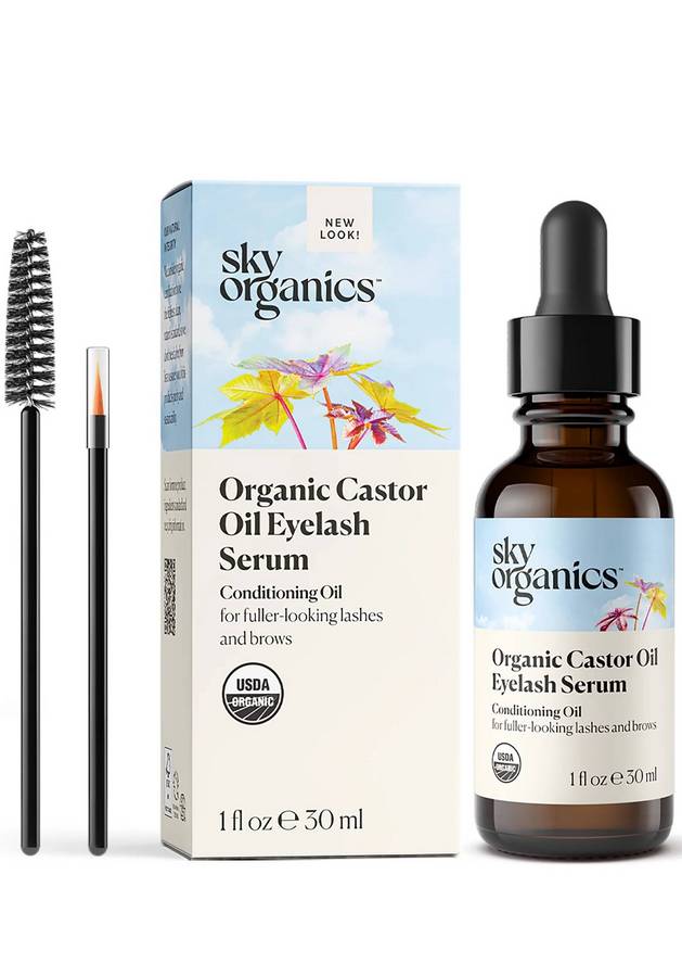 Organic Castor Oil Eyelash Serum