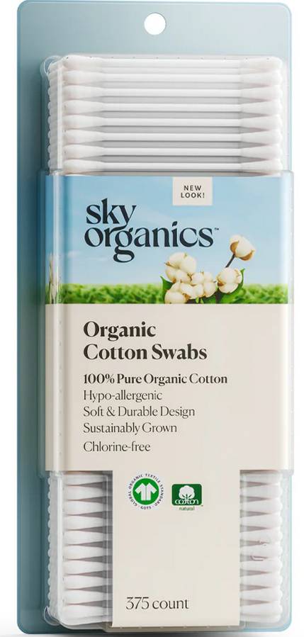 Organic Cotton Swabs Blister Pack