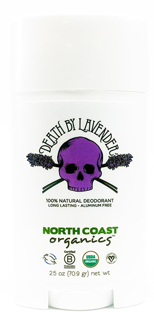 NORTH COAST ORGANICS: Death By Lavender Organic Deodorant 2.5 OZ