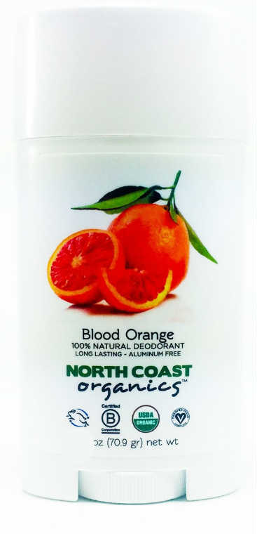 NORTH COAST ORGANICS: Blood Orange Organic Travel Deod .35 OZ