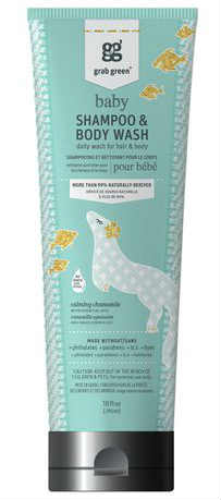 GRAB GREEN: Baby Shampoo & Wash Calm Chamomile 10 oz