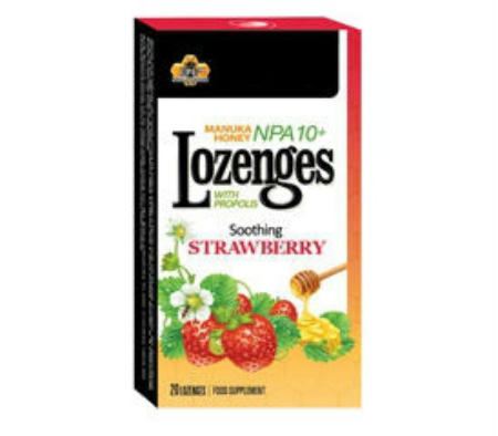 Pacific Resources International: Propolis Lozenges Strawberry 20 loz