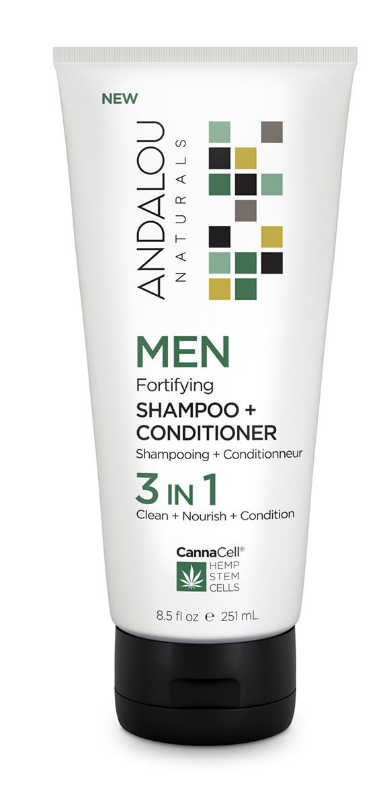 ANDALOU NATURALS: Men Fortifying Shampoo Plus Conditioner 8.5 oz