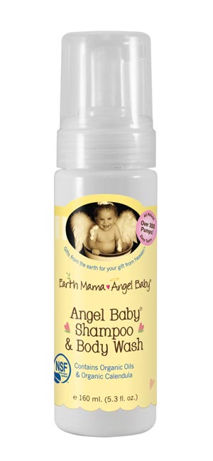 EARTH MAMA ANGEL BABY: Calming Lavender Shampoo And Body Wash 5.3 oz