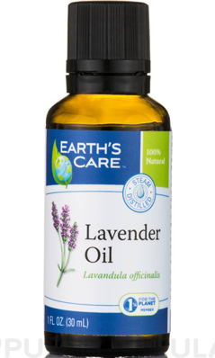 EARTH'S CARE: Lavender Oil 100 Percent Pure and Natural 1 oz