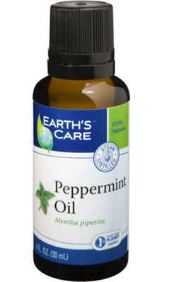 EARTH'S CARE: Peppermint Oil 100 Percent Pure and Natural 1 oz
