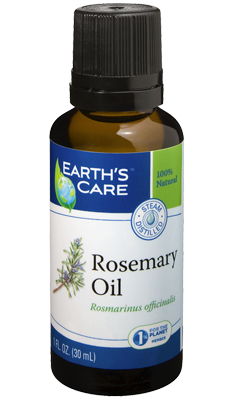 EARTH'S CARE: Rosemary Oil 100 Percent Pure and Natural 1 oz