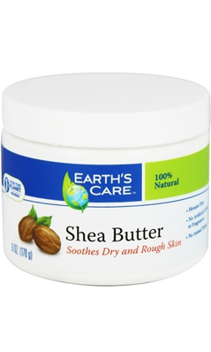 EARTH'S CARE: Shea Butter 100 Percent Pure and Natural 6 oz