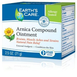EARTH'S CARE: Arnica Compound Ointment 100 Percent Natural 2.5 oz