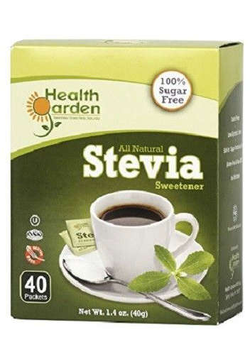 HEALTH GARDEN: Stevia Sweetener Packets 40 CT