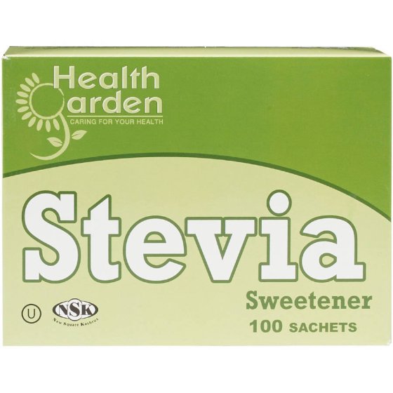 HEALTH GARDEN: Stevia Sweetener Packets 100 CT