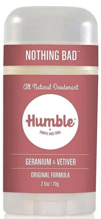 HUMBLE BRANDS: Deodorant Original Geranium & Vetiver 2.5 OUNCE