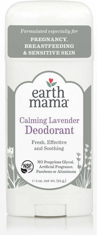 EARTH MAMA ANGEL BABY: Calming Lavender Deodorant 3 oz