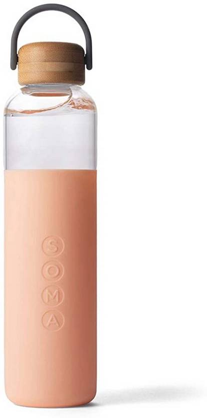 SOMA: Glass Water Bottle V2 Blush 25 OUNCE