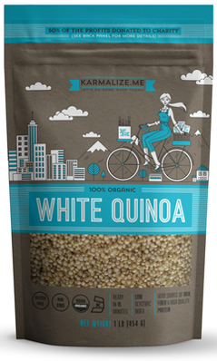 Karmalize.me: Organic White Quinoa 16 oz