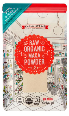 Karmalize.me: Organic Raw Maca Powder 2 oz