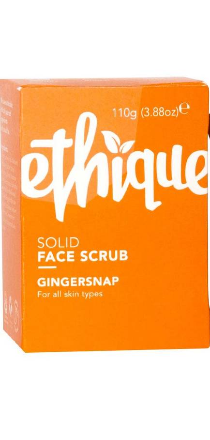 ETHIQUE: Solid Face Scrub Gingersnap 3.52 OUNCE